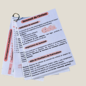 Pack Développement et Croissance de l’Enfant pour auxiliaires de puériculture - Fiches pédagogiques sur les étapes du développement physique et psychomoteur.