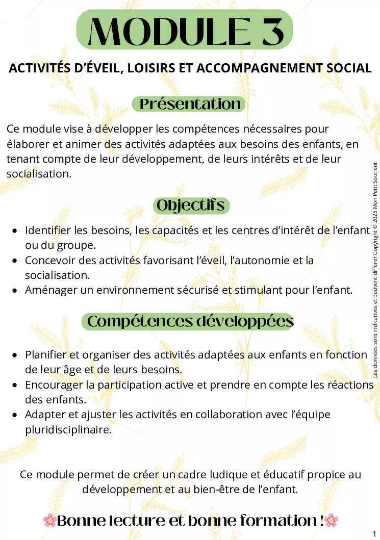 Pack révision - Module 3