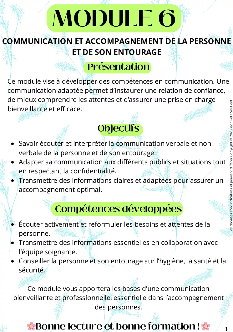 Pack Révision - Module 6