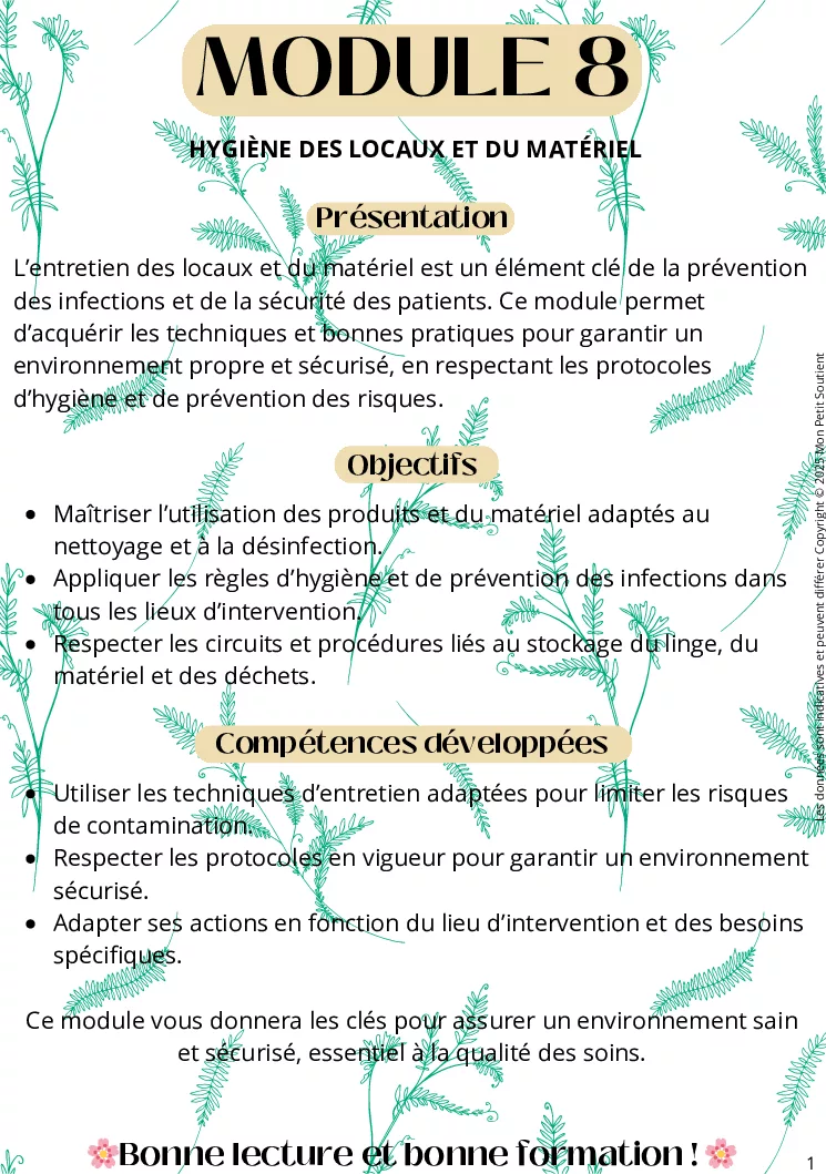 Pack Révision - Module 8