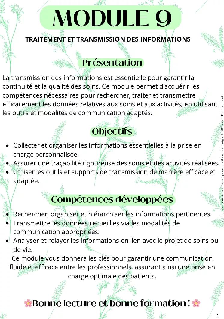 Pack Révision - Module 9